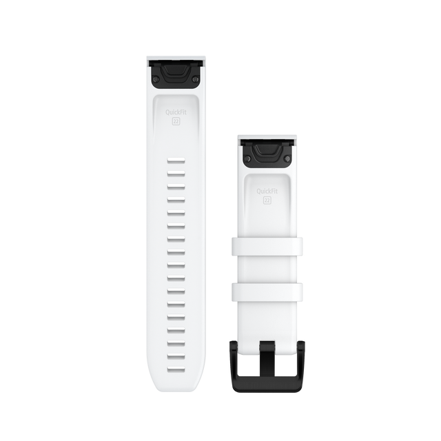 QuickFit® 22 urremme, Hvid, sort hardware i rustfrit stål 1