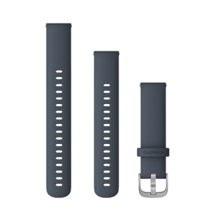 Quick Release remme (20 mm), Granite Blue, sort hardware 2