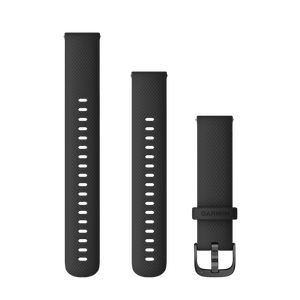 Quick Release remme (20 mm), Sort, Slate hardware 1