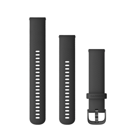 Quick Release remme (20 mm), Sort med sort hardware 1