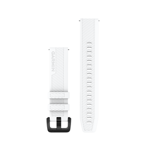 Quick Release remme (20 mm), Hvid, sort hardware 1