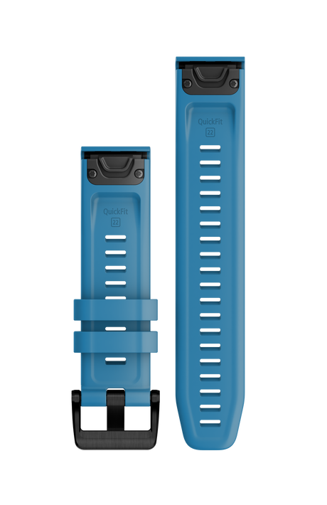 QuickFit® 22 urremme, Cirrus Blue, sort hardware i rustfrit stål 1