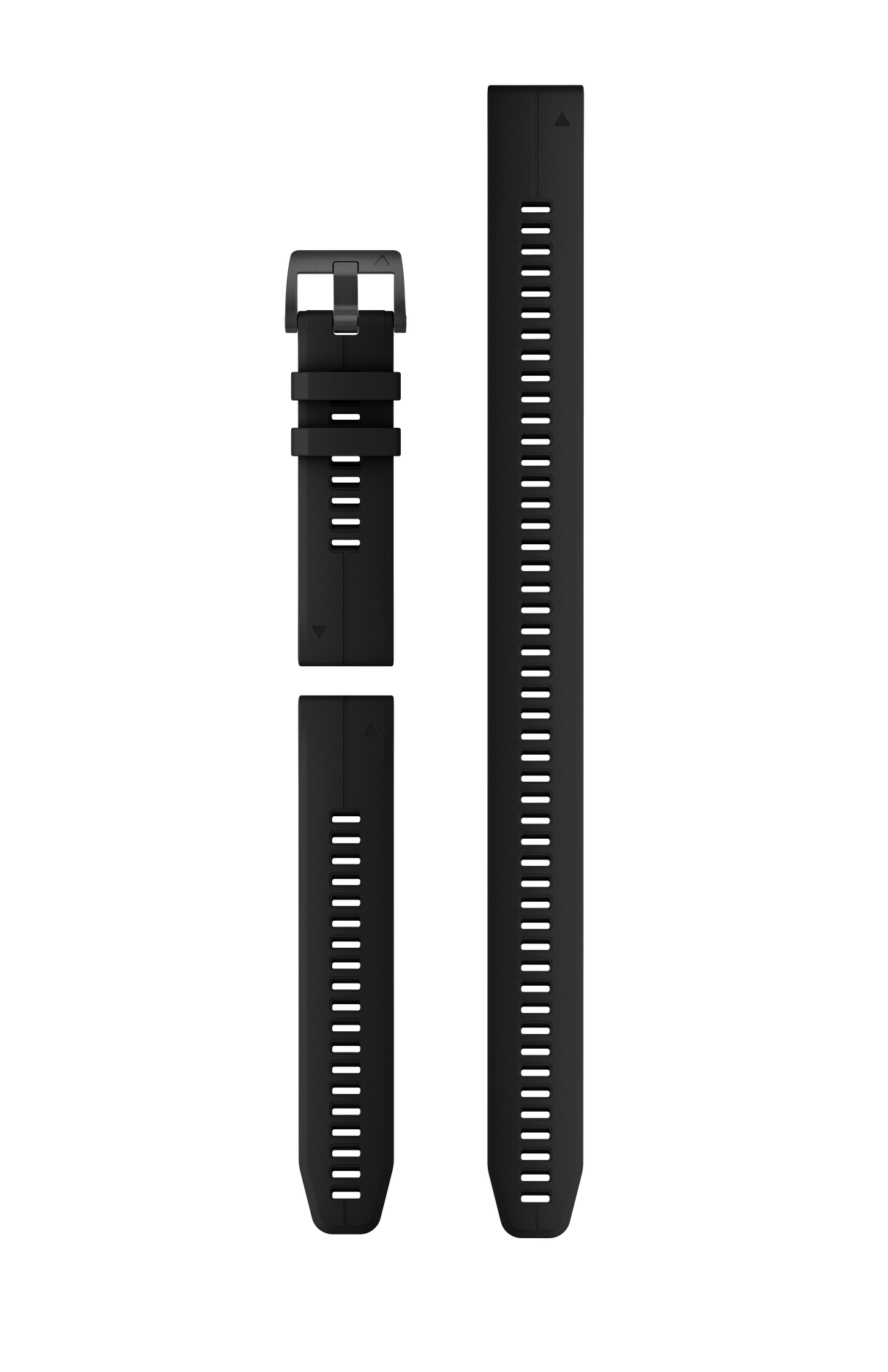 QuickFit® 22 remme, Sort silikone (Dykkersæt med 3 dele) 1