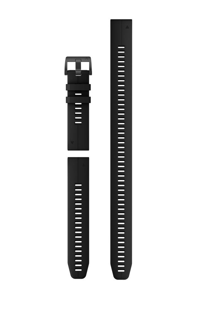 QuickFit® 22 remme, Sort silikone (Dykkersæt med 3 dele) 1