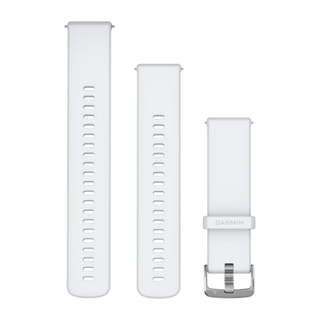 Quick Release remme (18 mm), Whitestone, sølv hardware 2