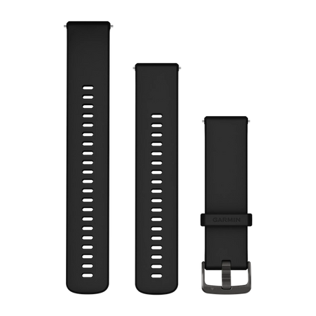Quick Release remme (20 mm), Sort/Slate Grey 2