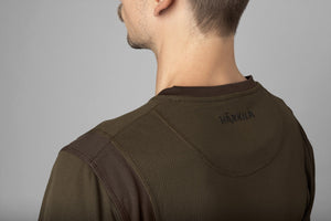 Forest Hunter Langarm-T-Shirt Hunting green/Shadow brown - Härkila