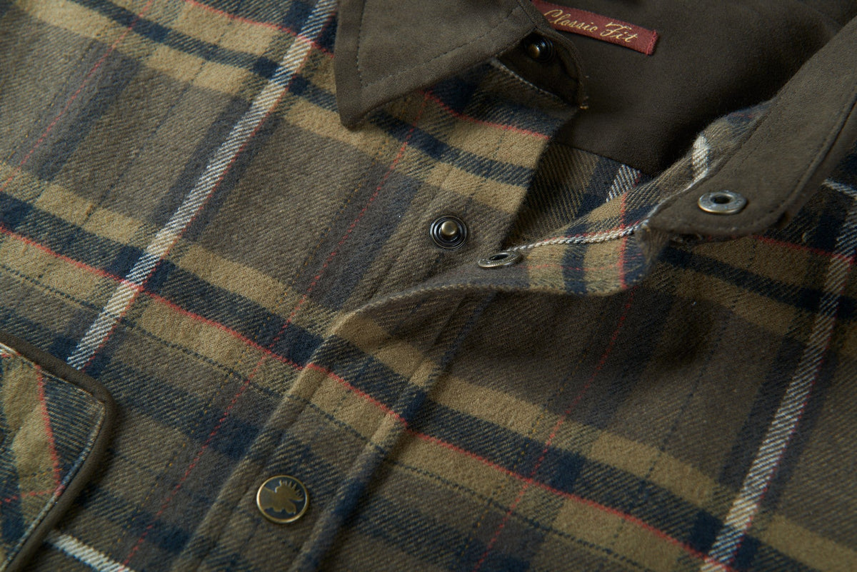 Pajala Hemd Willow green check - Härkila