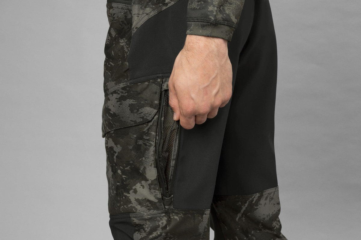 NOCTYX Camo - geräuscharme Hose AXIS MSP®Schwarz/Schwarz - Härkila