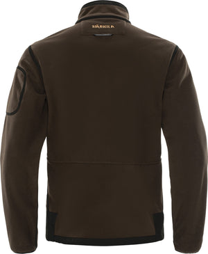 Kamko Fleecejacke Braun/Rot - Härkila