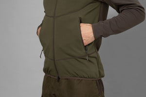 Olaf Fleecejacke - Willow green/Shadow grey - Härkila