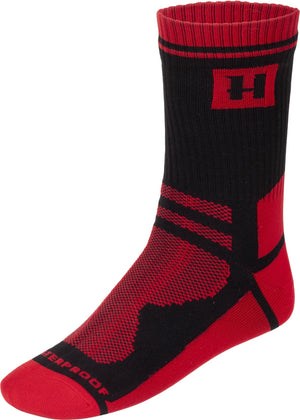 Wasserdichte Socken Rot/Schwarz - Härkila