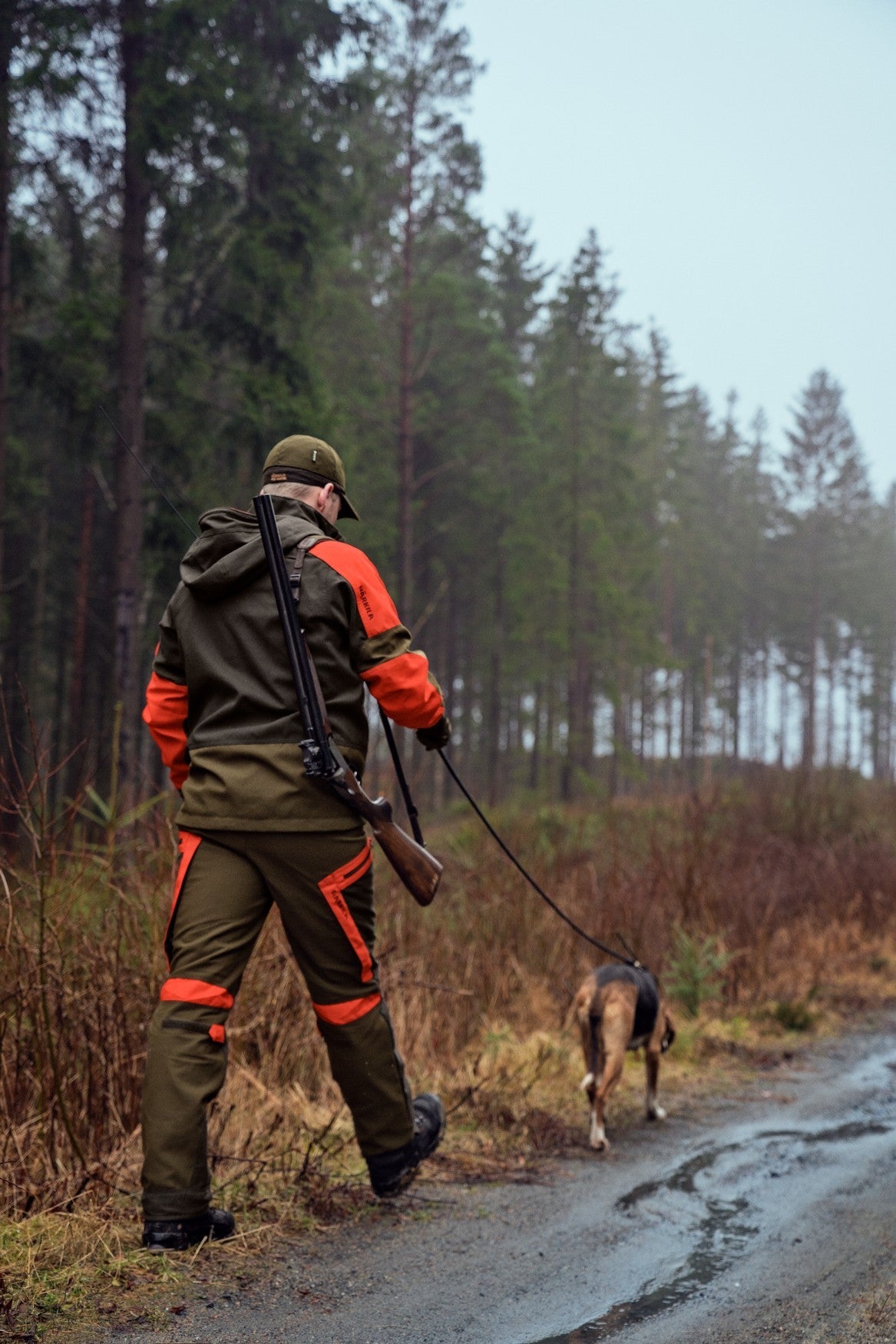 Pro Hunter Dog Keeper GTX Hose Willow green/Orange - Härkila