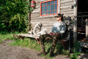 Outdoor Stretch-Hose - Grizzly brown/Duffel green - Seeland