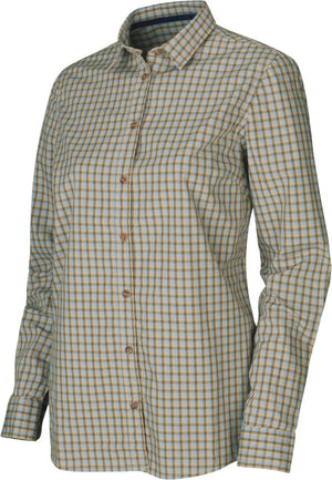 Selja Lady L/S Karohemd - Heritage blue check - Härkila