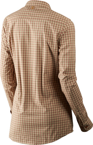 Selja Lady L/S Karohemd - Moonlight rose check - Härkila
