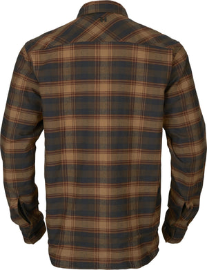 Eirik Wendbare Hemdjacke Dunkel warmes Oliv/Bordeaux - Härkila