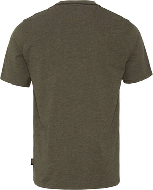 Outdoor-T-Shirt Pine green melange - Seeland