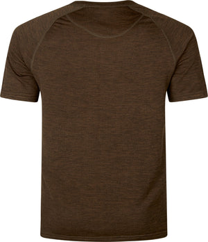 Active Kurzarm-T-Shirt Demitasse brown - Seeland