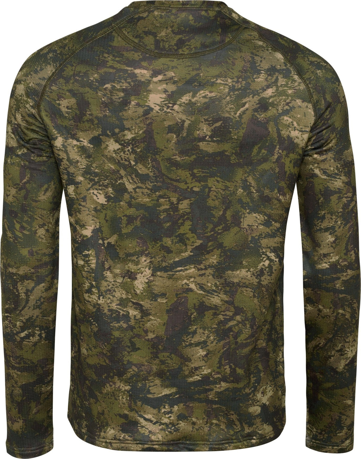 Aktives Camouflage-Langarm-T-Shirt InVis Grün - Seeland