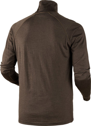 All Season Unterhemd mit hohem Kragen Shadow brown - Härkila