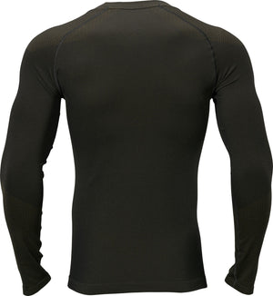 Base active Langarm mit Rundhalsausschnitt Dark willow green - Härkila