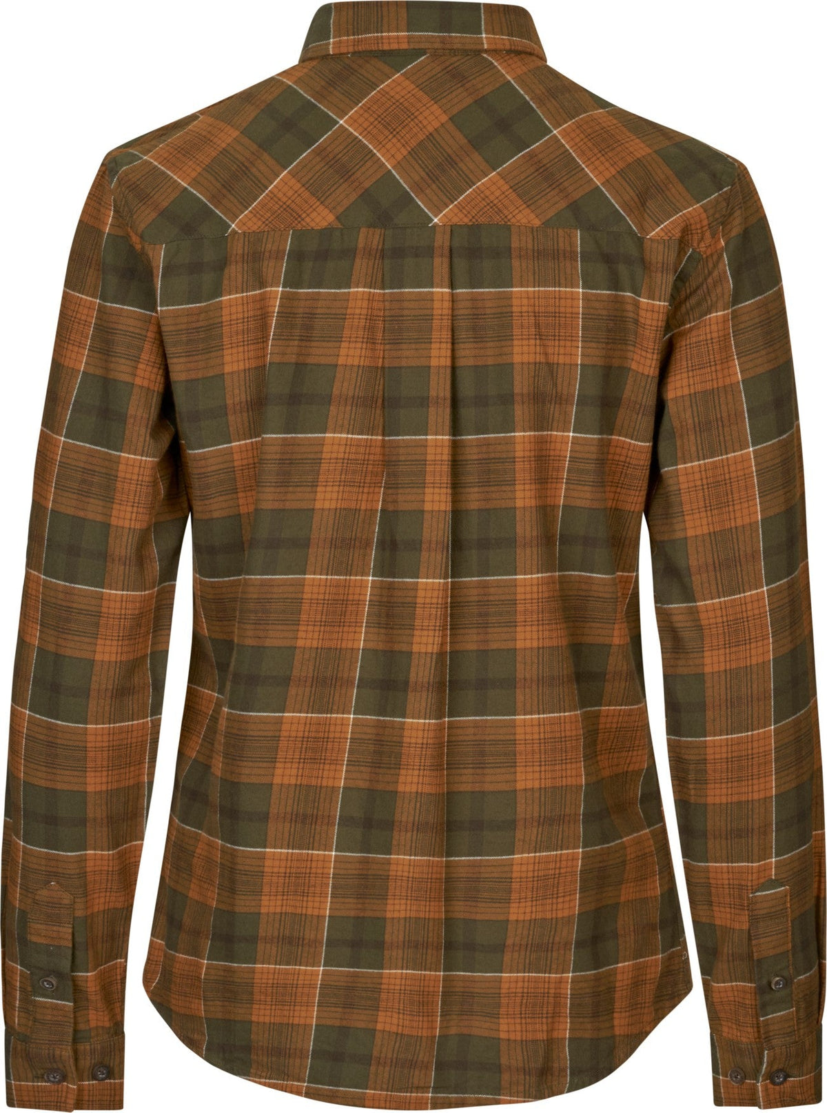 Skye Flanellhemd für Damen - Grizzly Brown/Terracotta Check - Seeland