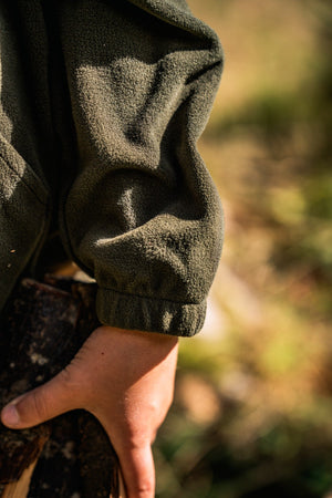Benjamin Junior Fleecejacke Pine green - Seeland