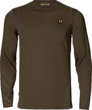 Forest Hunter Langarm-T-Shirt Hunting green/Shadow brown - Härkila