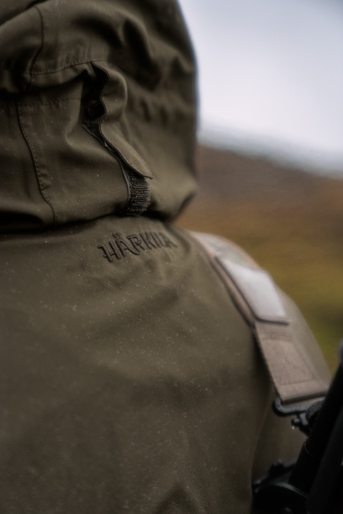 Orton tech HWS Packbarer Smock Willow green - Härkila