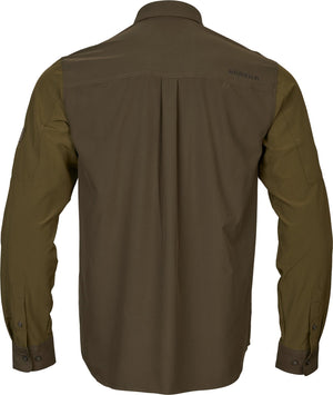 Logmar leichtes Langarmshirt Dark olive/Willow green - Härkila