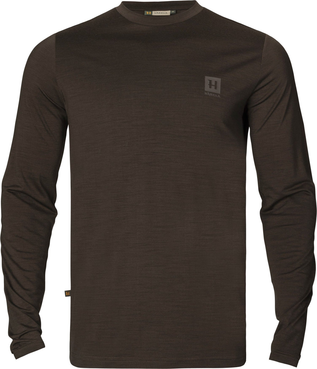 Base All Season L/S T-Shirt - Shadow brown - Härkila