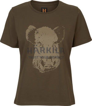 Wildboar S/S T-Shirt W Willow green - Härkila
