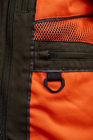 Wildboar Pro Blaze-Weste Orange Blaze/Braun - Härkila