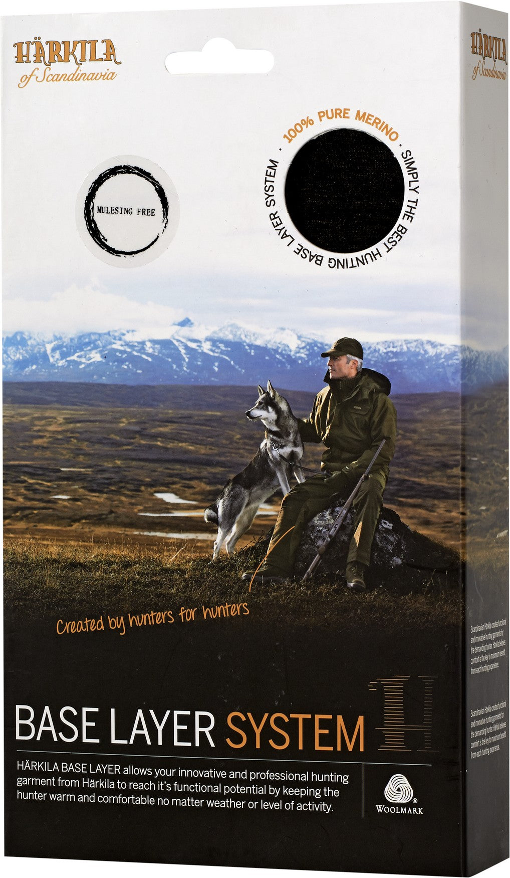 All Season Unterhemd mit hohem Kragen Shadow brown - Härkila