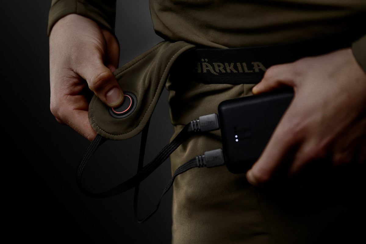 Härkila Heat Lange Unterhose Willow green/Schwarz - Härkila