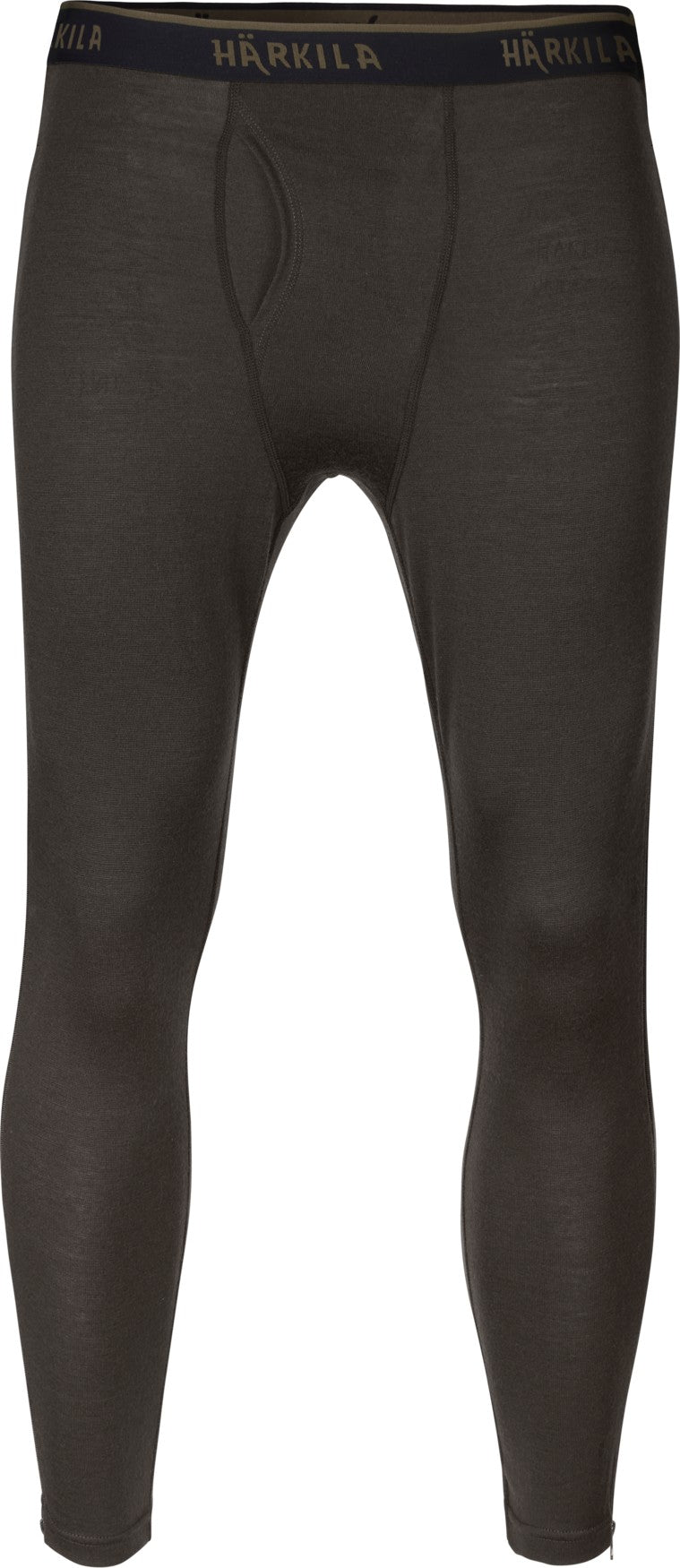 Base All Season mit Seitenreißverschluss Lange Unterhose Shadow Brown - Härkila