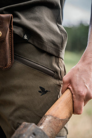 Larch Stretch-Hose für Damen Pine Green / Chocolate Torte - Seeland