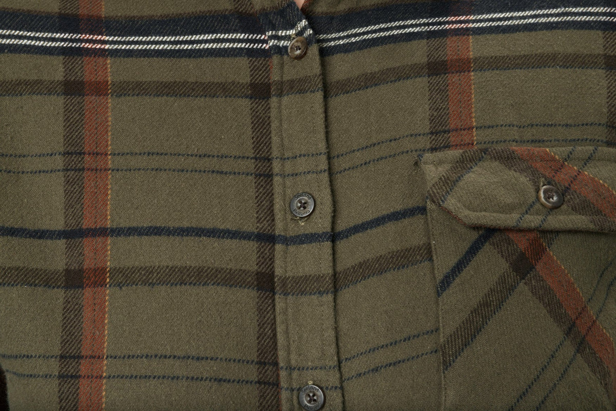Skye Flanellhemd für Damen Grape Leaf/Terracotta Check - Seeland