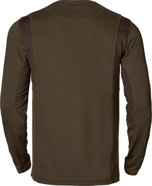 Forest Hunter Langarm-T-Shirt Hunting green/Shadow brown - Härkila