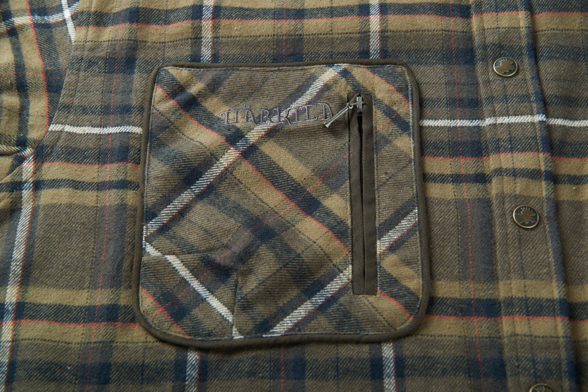 Pajala Hemd Willow green check - Härkila