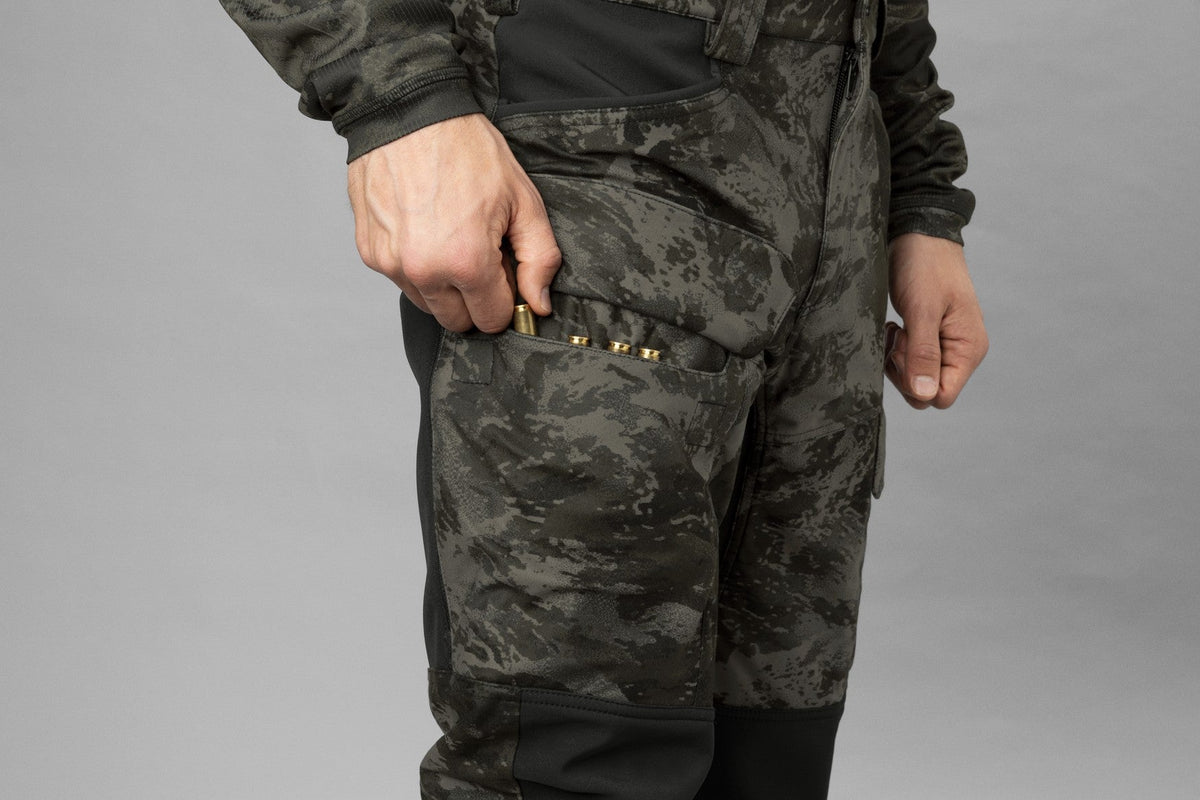 NOCTYX Camo - geräuscharme Hose AXIS MSP®Schwarz/Schwarz - Härkila