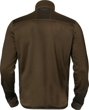 Skandinavische Fleecejacke - Willow green/Deep brown - Härkila