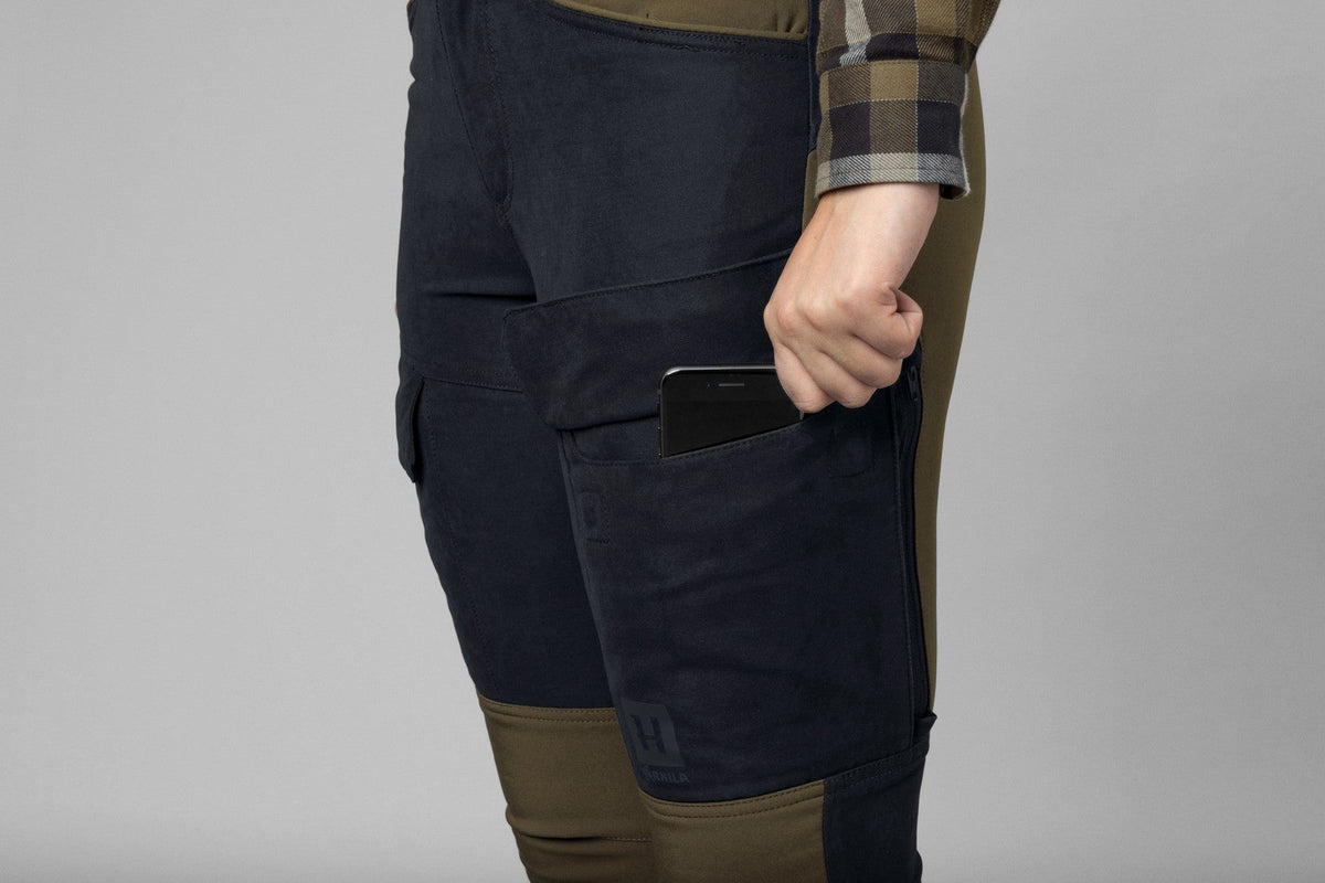 Scandinavian Hosen für Frauen - Willow green/Deep well purple - Härkila