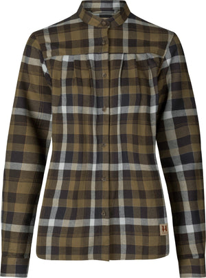 Sigrid L/S Hemd für Damen Willow green/Phantom - Härkila
