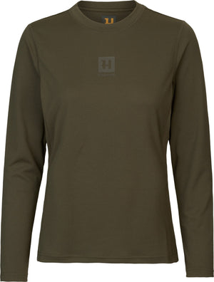 Instinct Langarm-T-Shirt Damen Willow green - Härkila