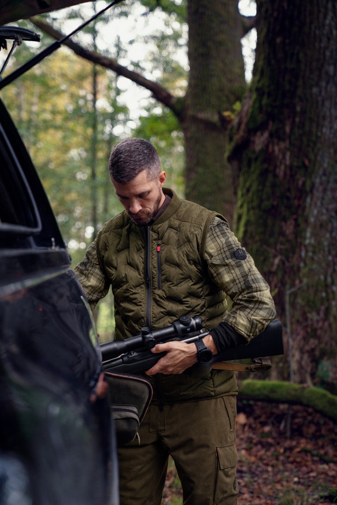 Driven Hunt Isolierte Weste Willow green - Härkila