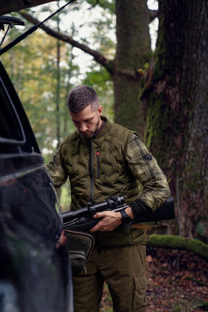 Driven Hunt Isolierte Weste Willow green - Härkila