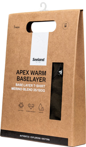 Apex Merino T-Shirt Covert Green - Seeland