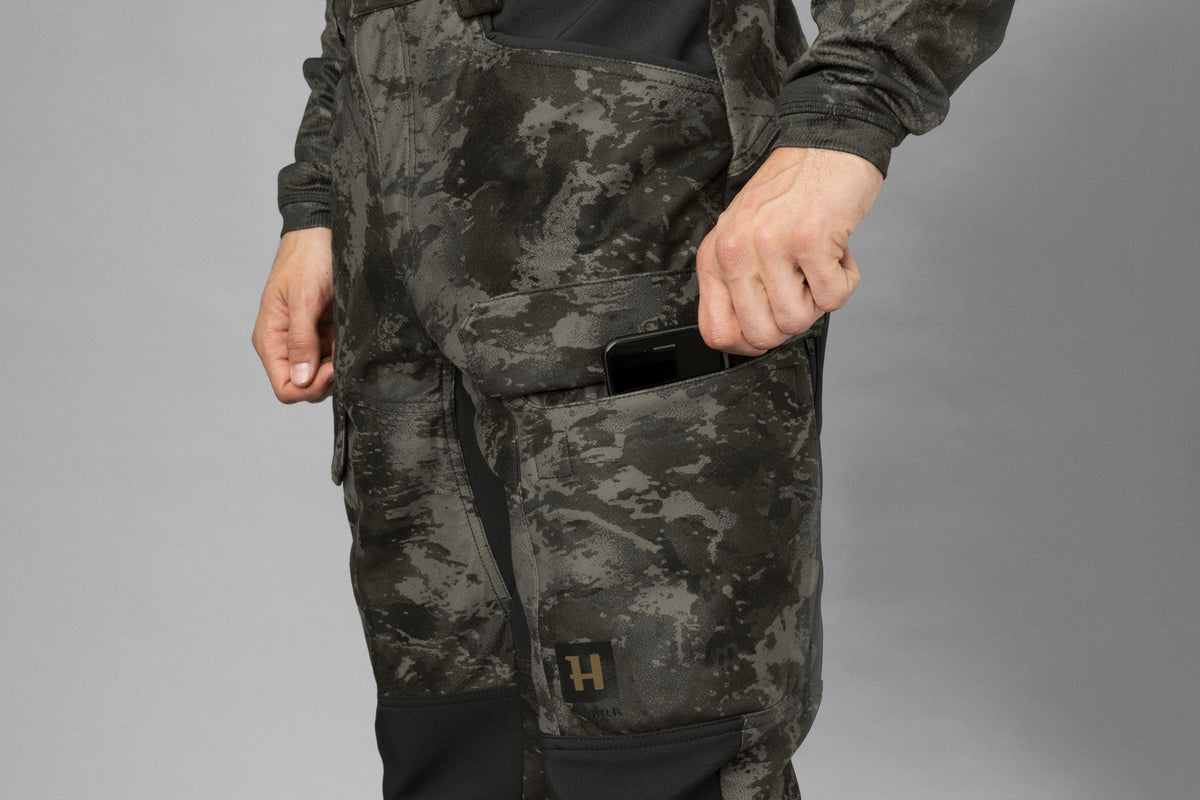 NOCTYX Camo - geräuscharme Hose AXIS MSP®Schwarz/Schwarz - Härkila